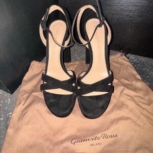 Gianvito Rossi Suede platform heels size 38
